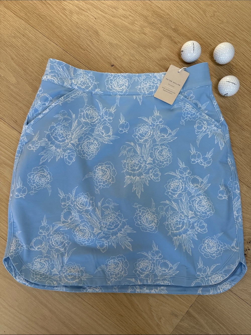 ⛳️ Peter Millar Light Blue Golf Skort